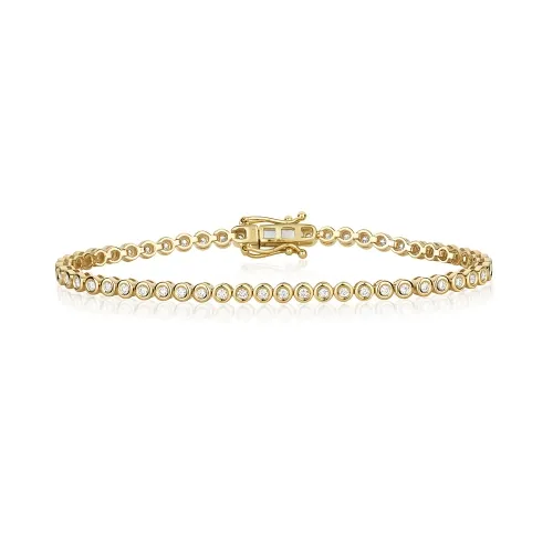 Yellow Gold Tennis Bracelet 1.00ct